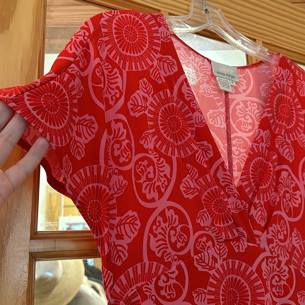 Donna Morgan Empire-Waist Dress, Size 6 - Picture 5 of 5